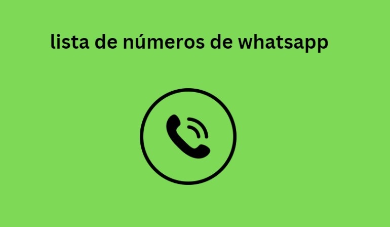 lista de números de whatsapp