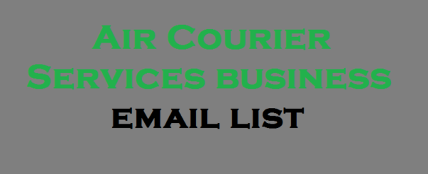 Air Courier Services Specific Special Email Data