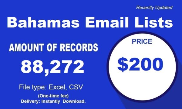 Bahamas Specific Special Email Datas