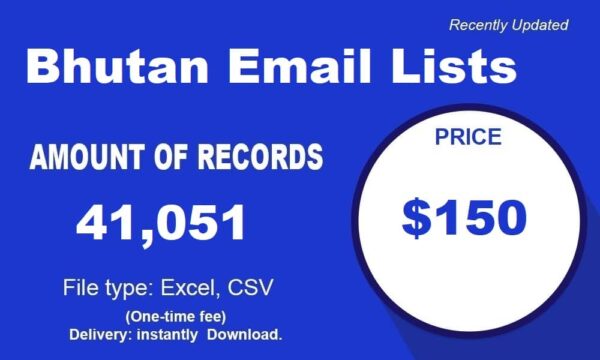 Bhutan Specific Special Email Datas