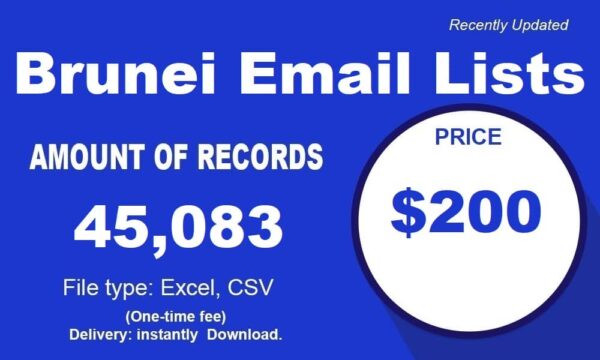 Brunei Specific Special Email Datas