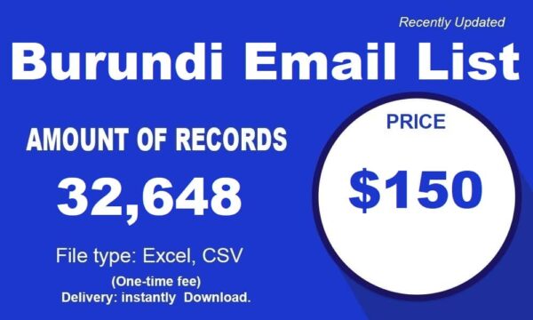 Burundi Specific Special Email Data