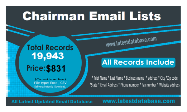 Chairman Specific Special Email Datas