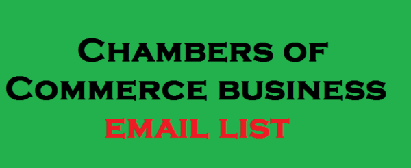 Chambers of Commerce Specific Special Email Data