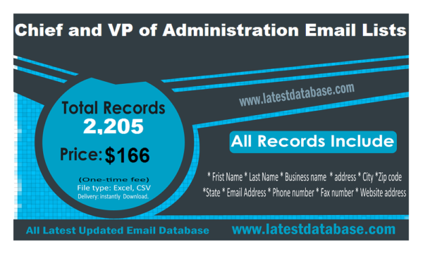 Chief and VP of Administration Specific Special Email Datas