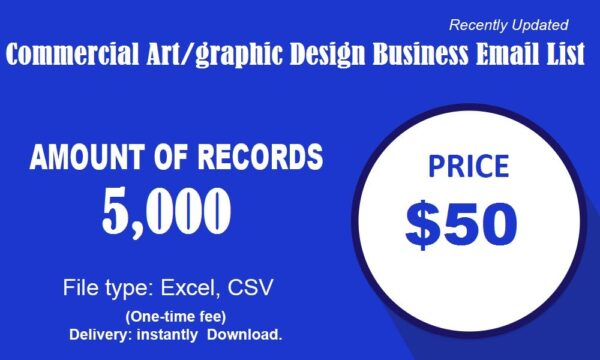 Commercial Art graphic Design Specific Special Email Data