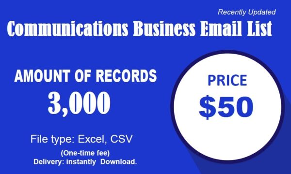 Communications Specific Special Email Data