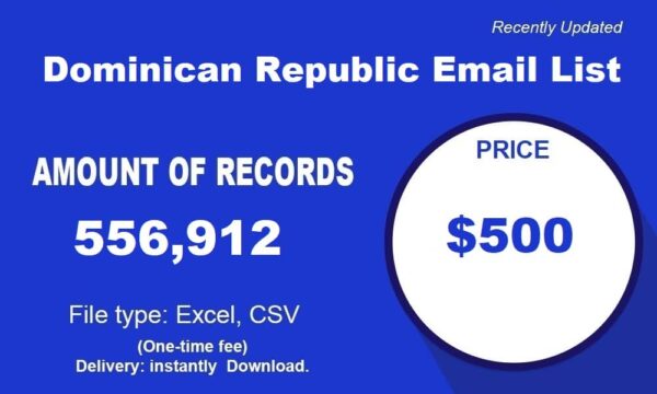 Dominican Republic Specific Special Email Data