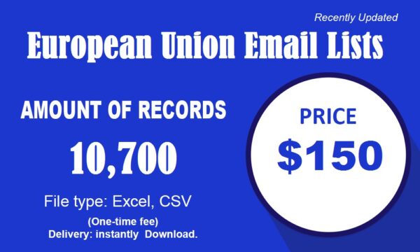 European Union Specific Special Email Data