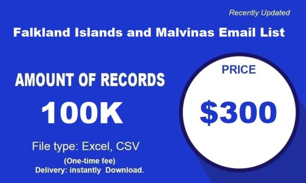 Falkland Islands and Malvinas Specific Special Email Data