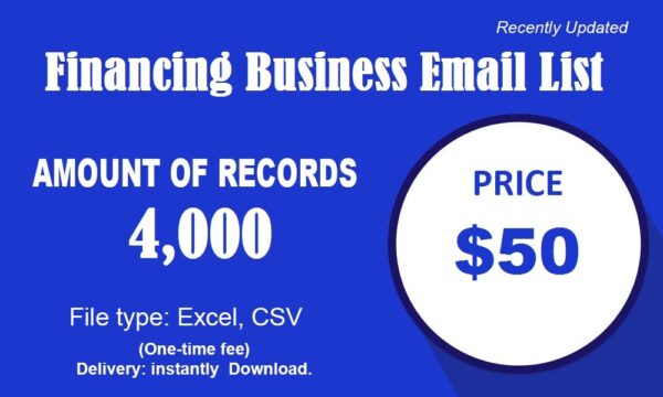 Financing Specific Special Email Data