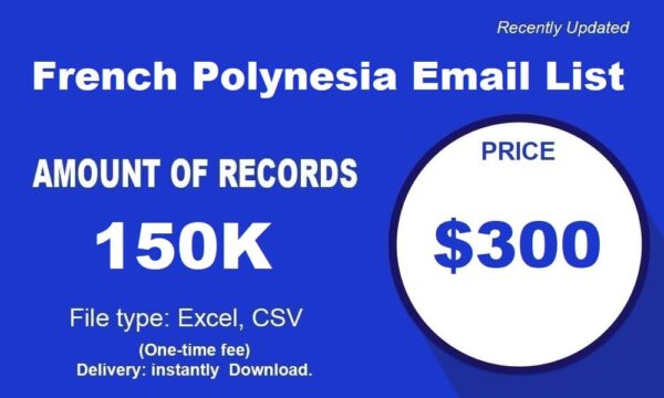 French Polynesia Specific Special Email Data