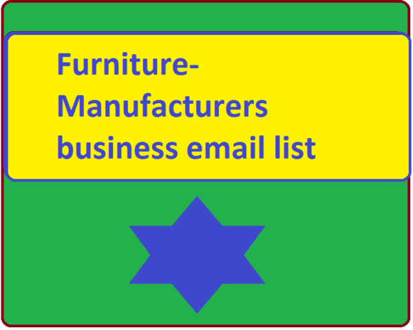 Furniture-Manufacturers Specific Special Email Data