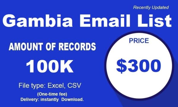 Gambia Specific Special Email Data