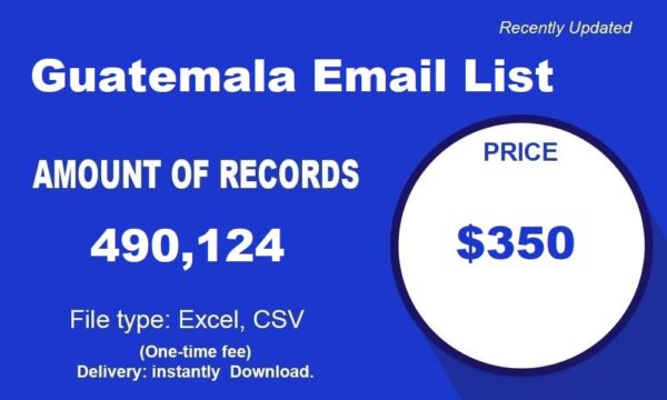 Guatemala Specific Special Email Data