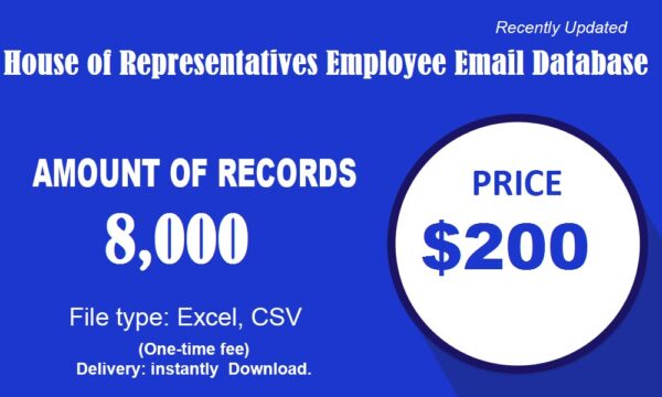 House of Representatives Employee Specific Special Email Data