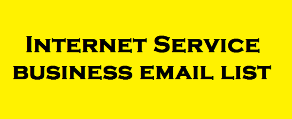 Internet Service Specific Special Email Data