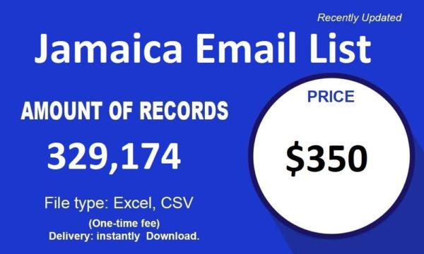 Jamaica Specific Special Email Data