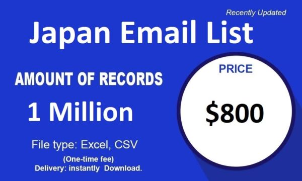 Japan Specific Special Email Data