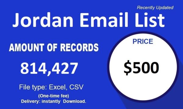 Jordan Specific Special Email Data