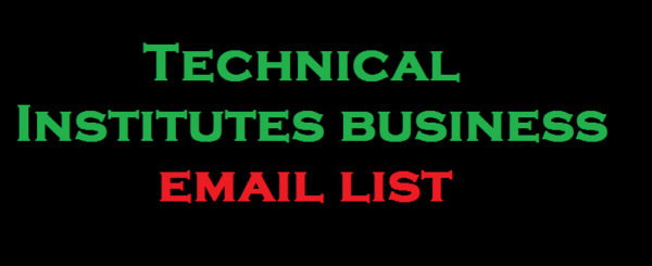 Junior Colleges & Technical Institutes Specific Special Email Data