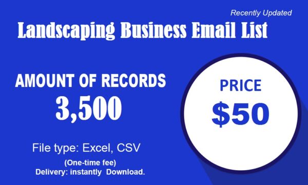 Landscaping Specific Special Email Data