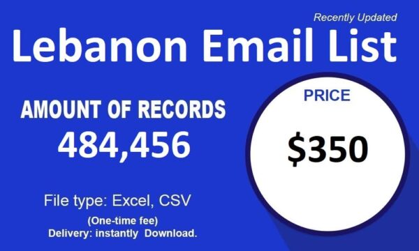 Lebanon Specific Special Email Data