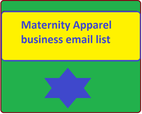 Maternity Apparel Specific Special Email Data