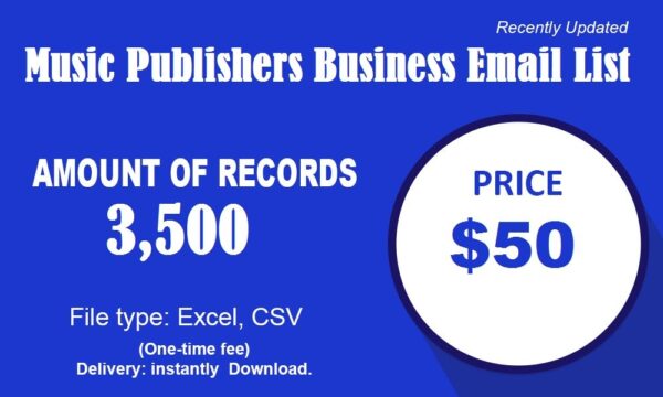 Publishers Specific Special Email Data