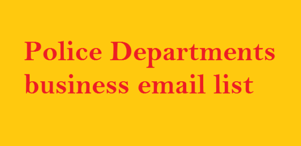 Police Departments Specific Special Email Data