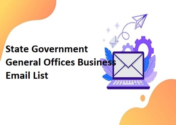 State Government-General Offices Specific Special Email Data