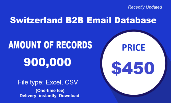 Switzerland Specific Special Email Data