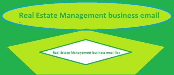 Real Estate Management Specific Special Email Data