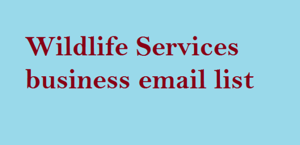 Wildlife Services Specific Special Email Data