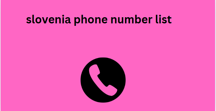 slovenia phone number list