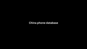 China phone database